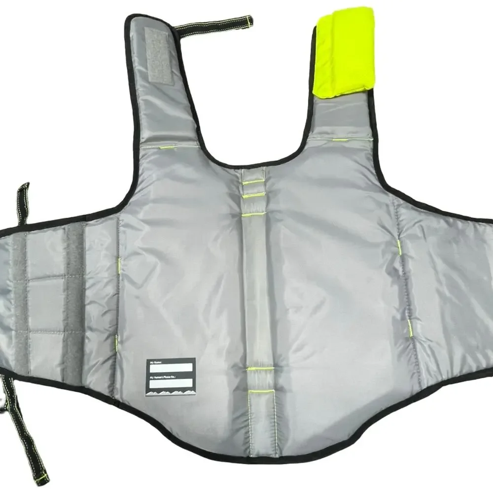 Arcadia Trail High Visibility Dog Life Jacket Flotation Aid Yellow Large